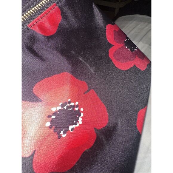 Kate Spade Black and Red Floral Backpack - Picture 16 of 16